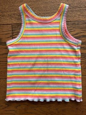 Toddler - Cat and Jack - Rainbow Stripe Tank Top - Rainbow